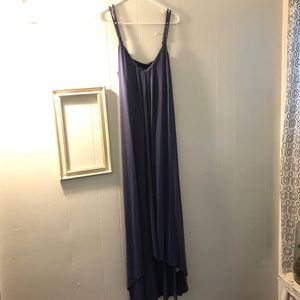 Cynthia Rowley Purple High Low Gown